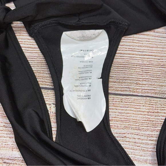 NWT Monki Black Bikini with Adjustable Side Ties Size M - Picture 12 of 13